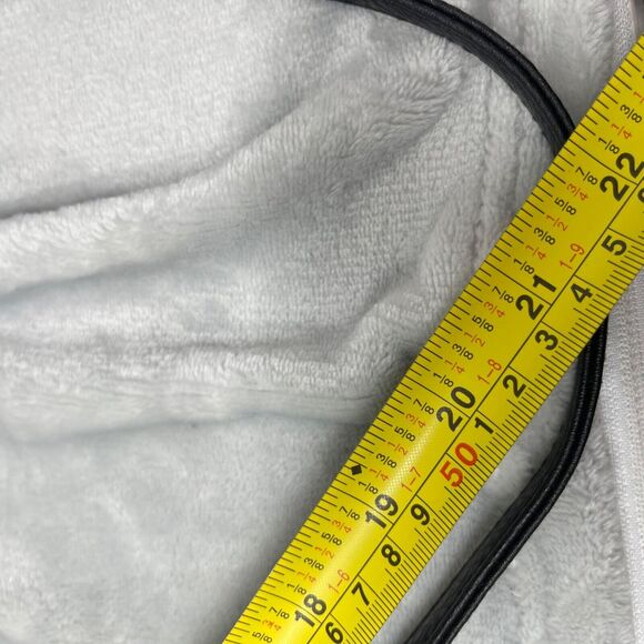 Kenneth Cole Reaction Crossbody Bag Black Pebbled Faux Leather Snap Flap Zipper - Picture 15 of 16